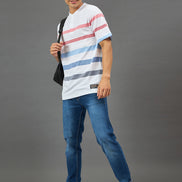 White Polo Neck T-Shirt