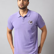 Blue Chest Embroidery T-Shirt