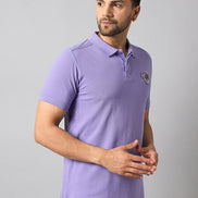 Blue Chest Embroidery T-Shirt
