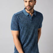 Blue Printed T-Shirt