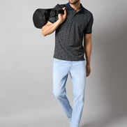 Navy Blue Printed T-Shirt