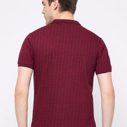 Maroon Printed T-Shirt