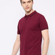Maroon Printed T-Shirt