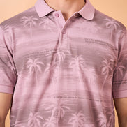 Men Light Onion Print Regular Fit T-Shirt