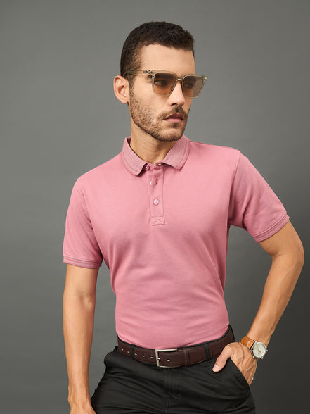 Club York Men Onion Polo neck T-Shirt