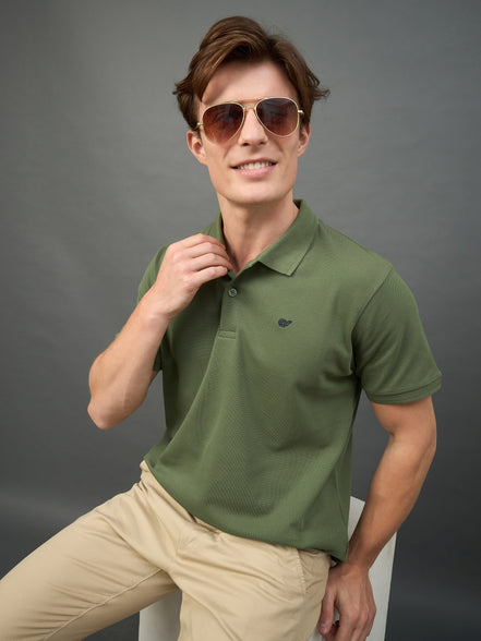Olive Solid T-Shirt