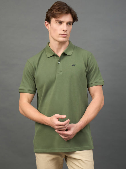 Olive Solid T-Shirt