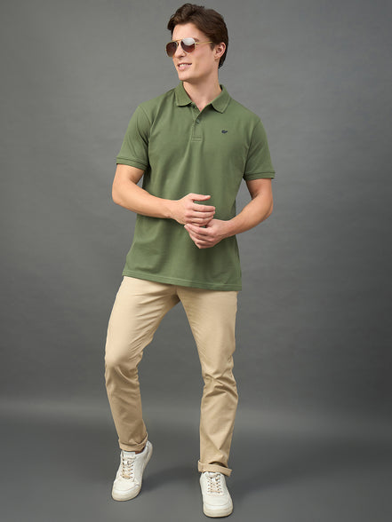 Olive Solid T-Shirt