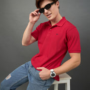 Red Solid T-Shirt