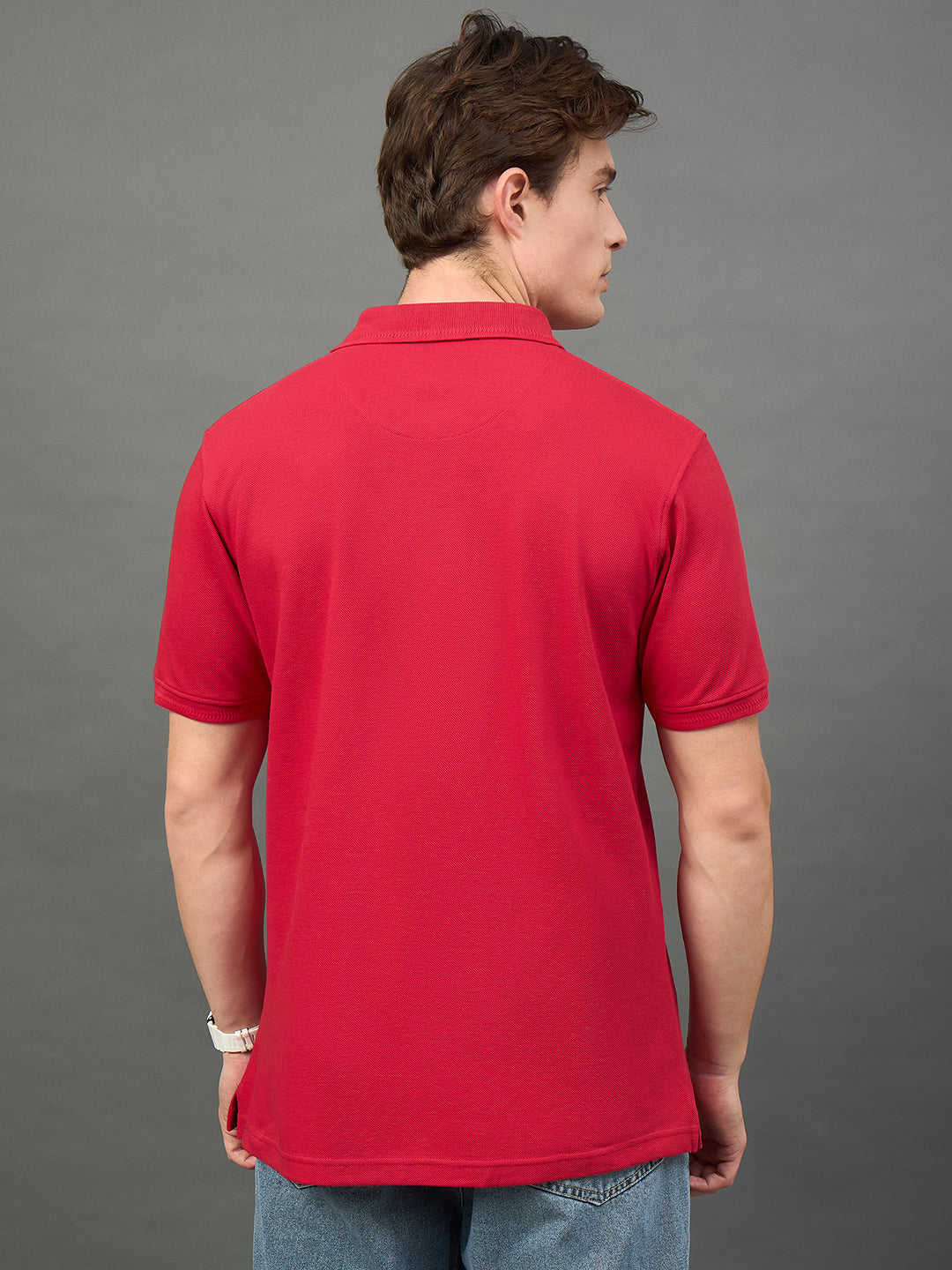 Red Solid T-Shirt