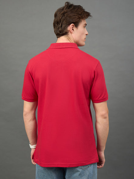 Red Solid T-Shirt