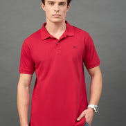 Red Solid T-Shirt