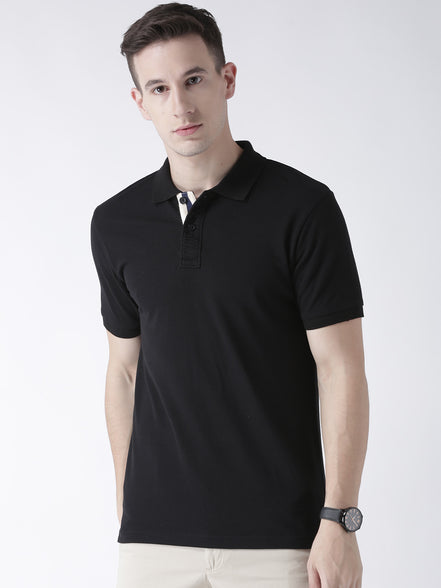 Black Solid T-Shirt