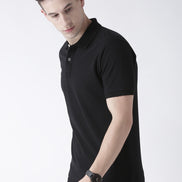 Black Solid T-Shirt