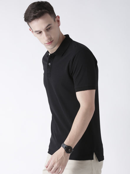 Black Solid T-Shirt