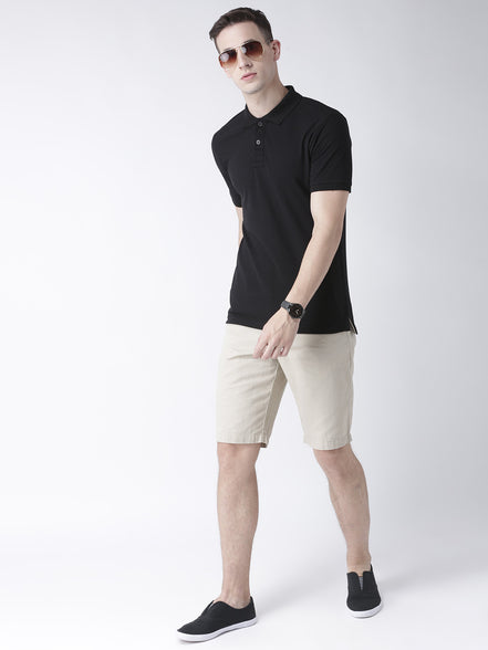 Black Solid T-Shirt