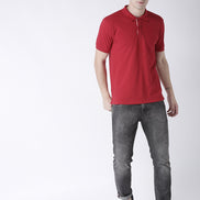 Red Solid T-Shirt