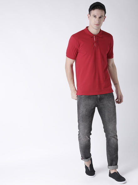 Red Solid T-Shirt