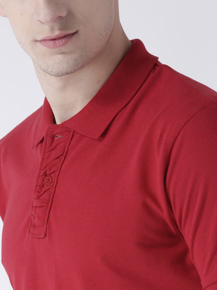 Red Solid T-Shirt