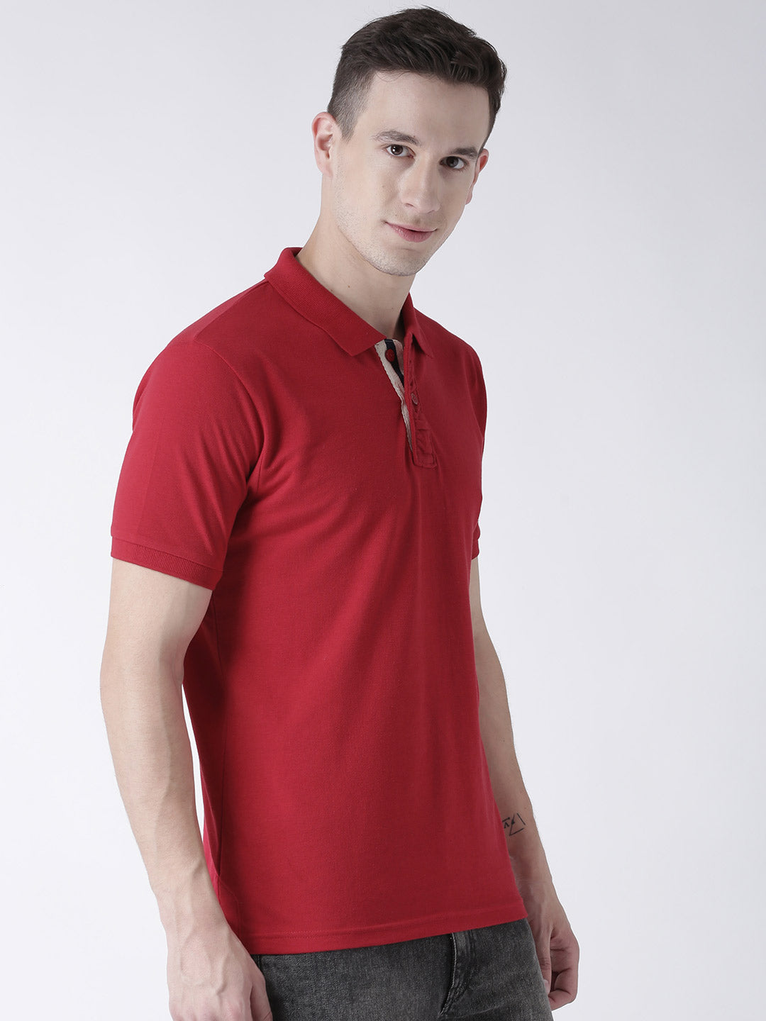 Red Solid T-Shirt