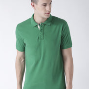 Green Solid T-Shirt