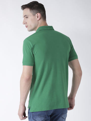 Green Solid T-Shirt