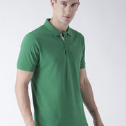 Green Solid T-Shirt