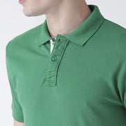 Green Solid T-Shirt