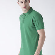 Green Solid T-Shirt