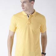 Yellow Solid T-Shirt