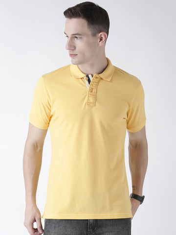 Yellow Solid T-Shirt