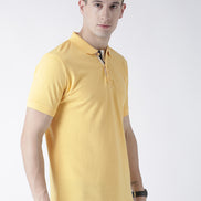 Yellow Solid T-Shirt