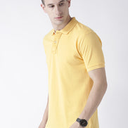 Yellow Solid T-Shirt