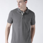 Grey Solid T-Shirt
