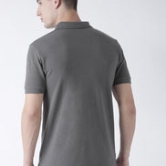 Grey Solid T-Shirt