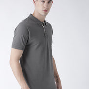 Grey Solid T-Shirt
