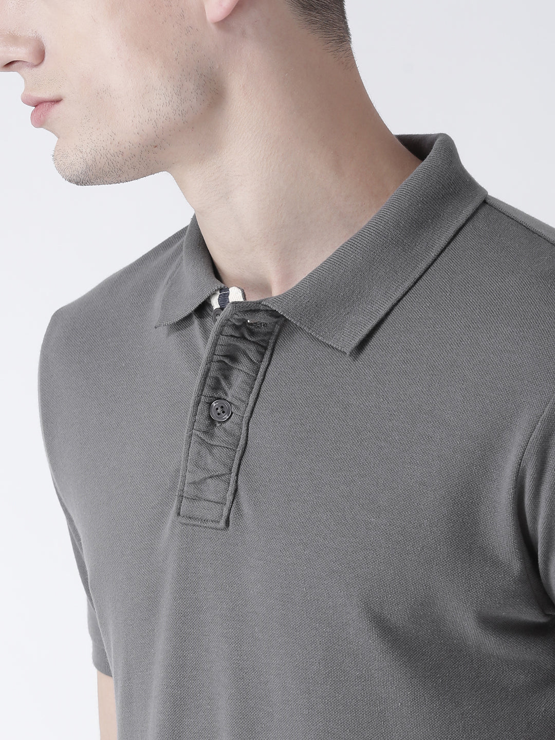 Grey Solid T-Shirt