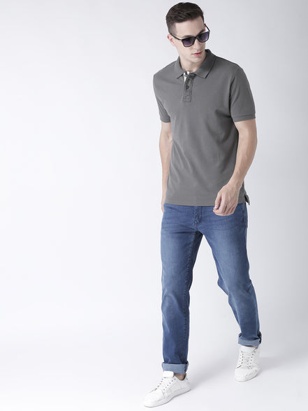Grey Solid T-Shirt