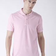 Pink Solid T-Shirt