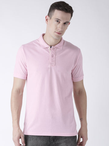 Pink Solid T-Shirt