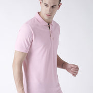 Pink Solid T-Shirt