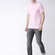 Pink Solid T-Shirt