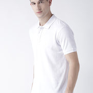 White Solid T-Shirt