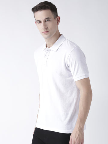 White Solid T-Shirt