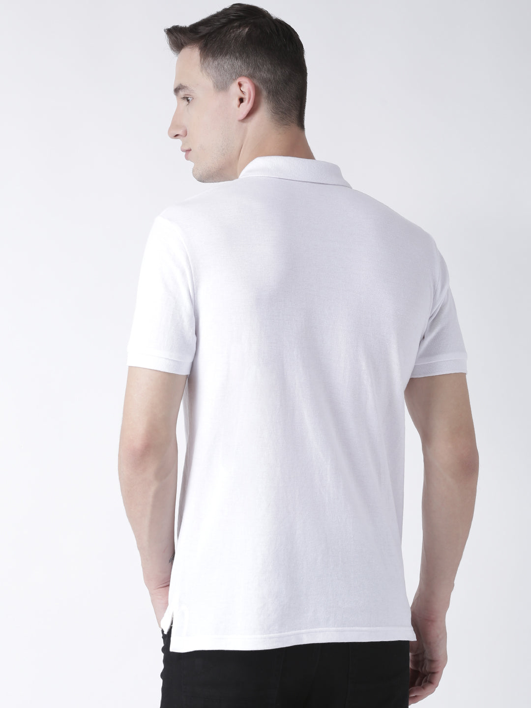 White Solid T-Shirt