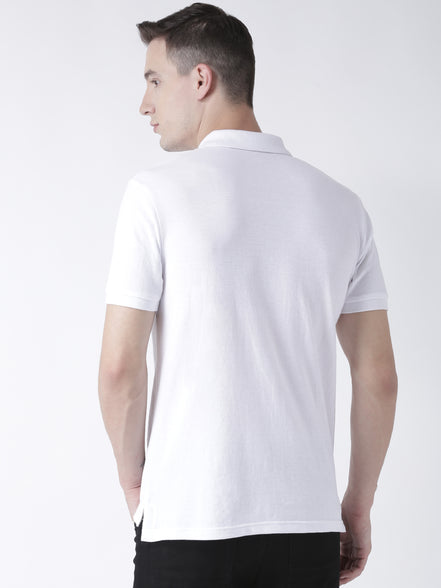 White Solid T-Shirt