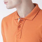 Orange Solid T-Shirt