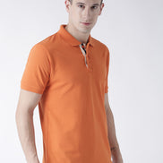 Orange Solid T-Shirt