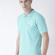 Blue Solid T-Shirt