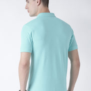 Blue Solid T-Shirt